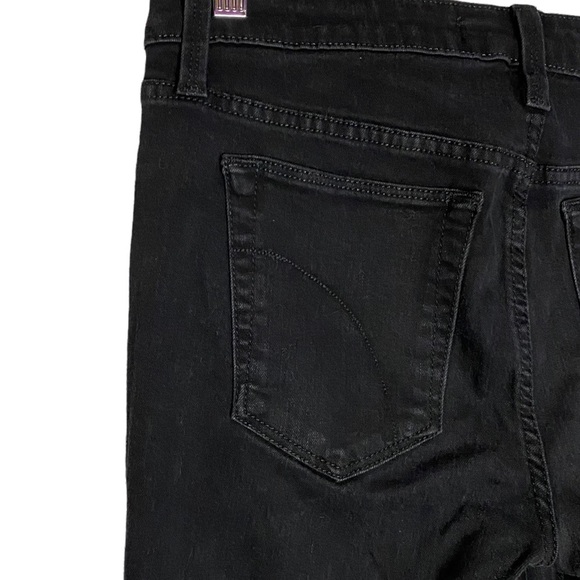 Joe's Twiggy Skinny in Regan Black Flawless Fabric Tall High Rise Jeans 28 - Picture 12 of 16